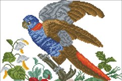 Vintage Cross Stitch Scheme The flight of a bird Product Image 7