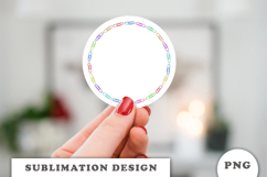 Watercolor Colorful Clips Frame png Product Image 2