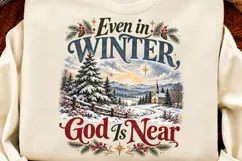 4 Christian Christmas PNG Designs, 4 Christian Inspirational Product Image 2