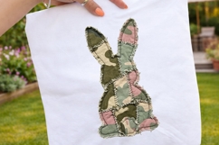 Camo Easter Bunny PNG, Retro Camouflage Sublimation Product Image 2