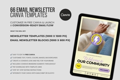 65 Email Newsletter template canva Product Image 2