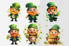 27 St. Patricks Clipart Sticker, PNG Product Image 2