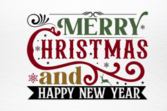 Vintage Christmas Sign SVG Product Image 2