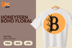 Honeyfern Boho Floral Monogram Product Image 1