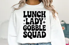 Lunch Lady Gobble Squad Svg | Halloween Svg | Shirt Svg Product Image 1