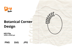 Botanical Corner Design Product Image 1