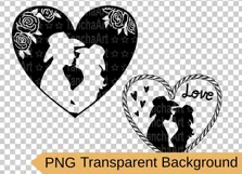 Cowboy Valentine Day Svg cut file svg, country wedding svg Product Image 2