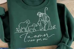 Tu Amor Vino Por Mi Christian PNG, Spanish Good Shepherd Fai Product Image 2