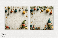 Christmas Elf digital paper, background clipart Product Image 2