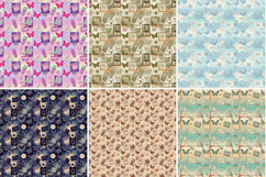Retro 90s Heartbreaker Digital Paper,Y2K Seamless Pattern Product Image 2