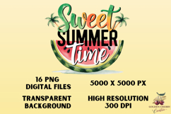 Summer PNG Sublimation Bundle | 16 High-Res Designs Product Image 2
