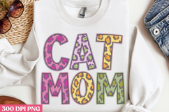 Cat Mom PNG, Cat Mom Sublimation PNG Product Image 3