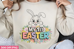 My 1st Easter PNG, Design Easter Sublimation PNG Product Image 3