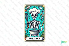 Whimsical Skeletal Tarot Card Clipart Product Image 1
