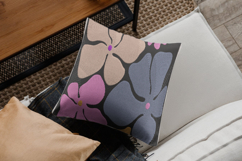 Colorful Modern Floral Block Embroidery Design Product Image 2