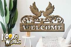 Welcome Sign Laser Cut SVG Product Image 2