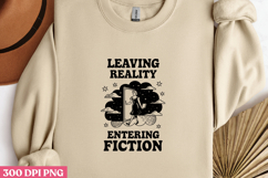 LEAVING REALITY ENTERING FICTION PNG Product Image 3