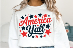America y&#039;all svg | 4th of july Svg | Shirt Svg Product Image 1