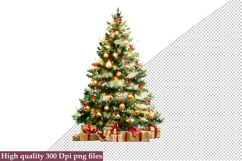 Christmas Tree Clipart PNG Product Image 1