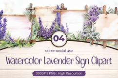 Lavender Sign Clipart PNG Product Image 1