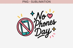 No Phones Day PNG | Summer Bucket List Clipart, Screen Free Product Image 2