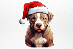 Christmas Dog Sublimation Clipart PNG Product Image 2