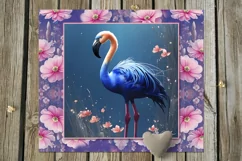 Flamingo | 14 straight skinny tumbler Sublimation designs Product Image 2