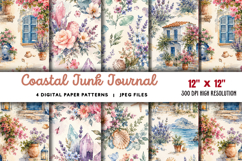 Coastal Junk Journal Pages JPG Product Image 1