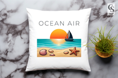 Summer Beach Clipart sublimatoin PNG Product Image 2