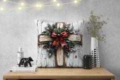 Wooden Cross Pillowcase, Christian Pillow Case Designs Product Image 2