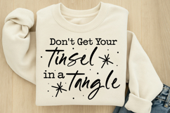 Don&#039;t Get Your Tinsel in a Tangle SVG Product Image 2