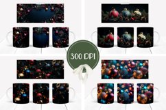 Christmas Balls Mug Wrap Design, Christmas Mug Wrap Product Image 2