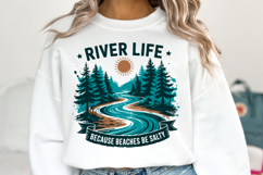 River Life svg Design | Svg Cut Files | Shirt Svg Product Image 1