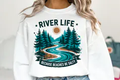 River Life svg Design | Svg Cut Files | Shirt Svg Product Image 1