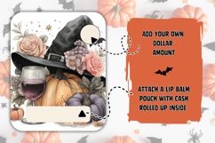 Cartoon Halloween Pumpkin Gift Card, Printable Halloween PNG Product Image 2