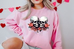 Valentines Day Skull Clipart, Christmas Clipart Product Image 2