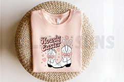 Howdy Easter PNG, Cowgirl Boots Bunny PNG Design Product Image 2