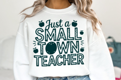 Just a Small Town Teacher svg | Svg Cut Files | Shirt Svg Product Image 1
