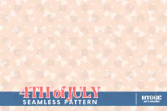 American 4th of July Patriotic Coquette Bow Seamless Pattern Product Image 1