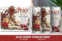 Peace in Christ Christmas PNG, Christian Faith Christmas Sub Product Image 1