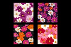 Cosmos Flower Digital Paper Patterns Product Image 2