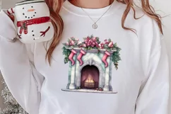 Pink Tis The Season Christmas Sublimation, Christmas Clipart Product Image 2