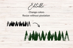 Evergreen Forest Trees SVG Product Image 2