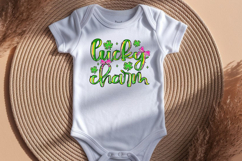 Lucky Charm Brushstroke Kids St. Patrick's Day PNG Product Image 2