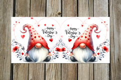 Valentine gnomes | 4 watercolor Sublimation Mug designs P2 Product Image 2