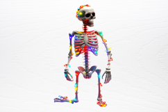 Christmas Skeleton Sublimation PNG Product Image 2