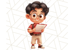 Boy Teacher Clipart PNG, Cute Male Teacher Illustration Product Image 2