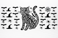 Halloween Round Can glass SVG Product Image 2