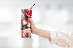 Heart Flower Tumbler Wrap Design Product Image 2