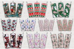 Christmas Tumbler 20oz Skinny Straight Sublimation files Product Image 2